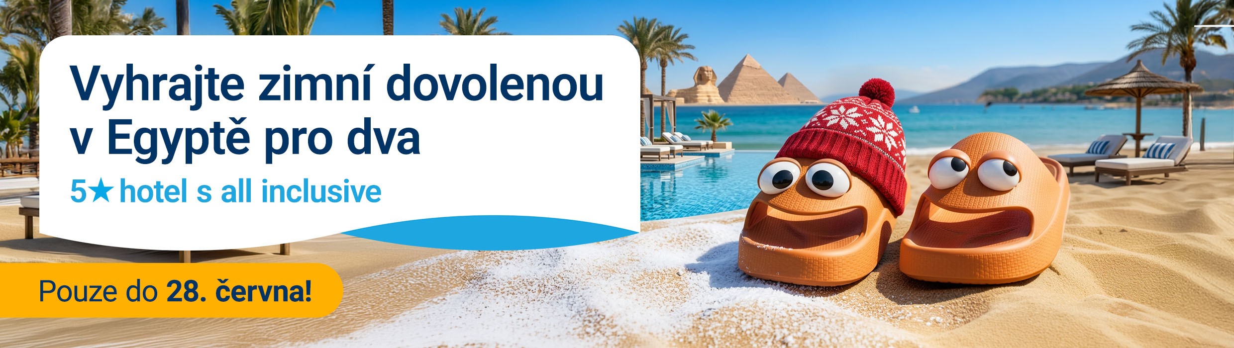 Soutěž o dovolenou v Egyptě pro dva