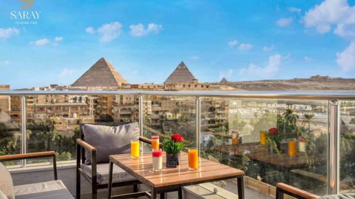 Saray Pyramids & Museum View