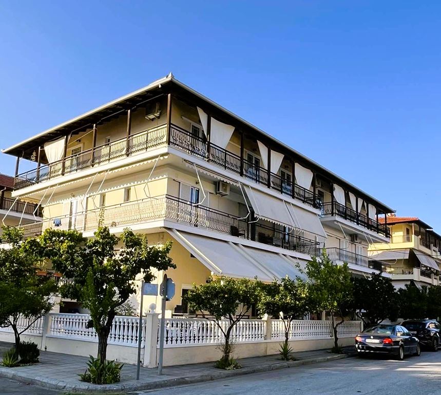 KM TRAVEL Řecko Olympská riviéra NEI PORI apartmánový dům Fany