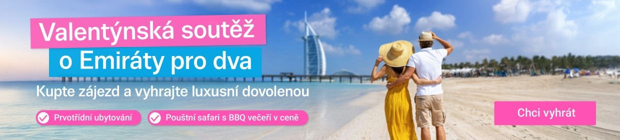 Valentýnská soutěž do Dubaje