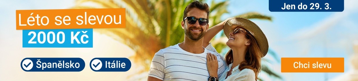 Léto se slevou 2000 Kč, Itálie a Španělsko