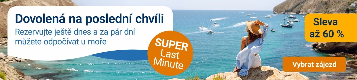 Super Last minute sleva až 60 %