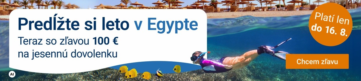 Egypt na jeseň so zľavou 100 EUR