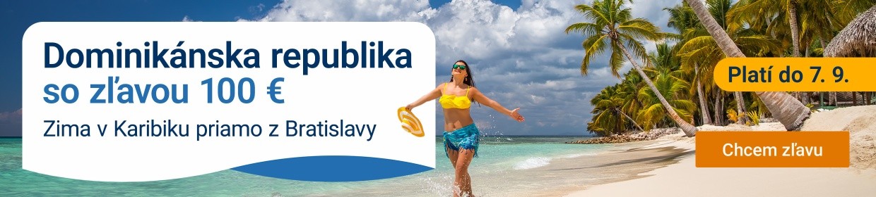 Dominikánska republika so zľavou 100 EUR