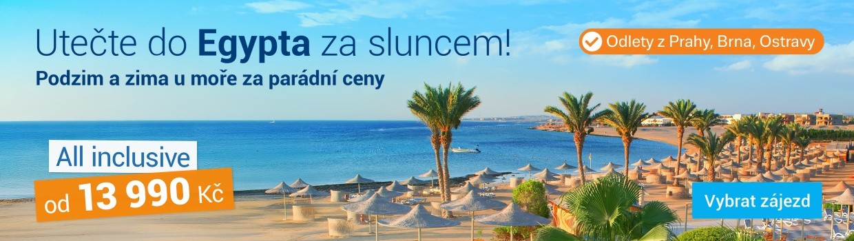 Utečte do Egypta za sluncem
