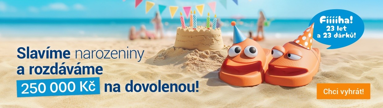 Vyhrajte 250 000 Kč na dovolenou