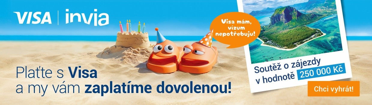 Plaťte Visa a získejte dovolenou