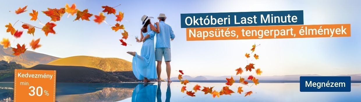 Októberi tengerparti pihenés