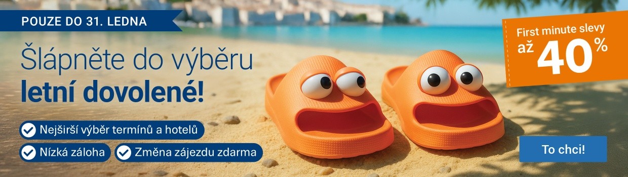 Šlápněte do výběru letní dovolené