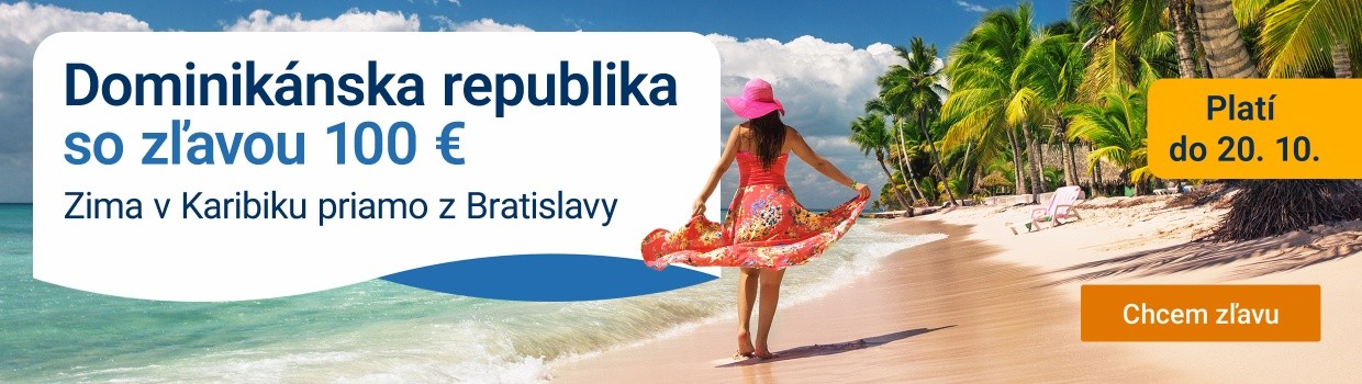 Dominikánska republika zľava 100 EUR