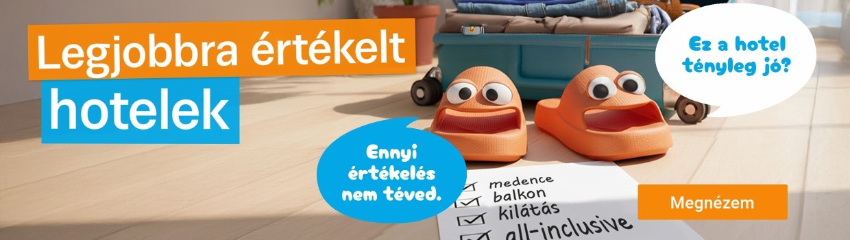 Legjobbra értékelt hotelek