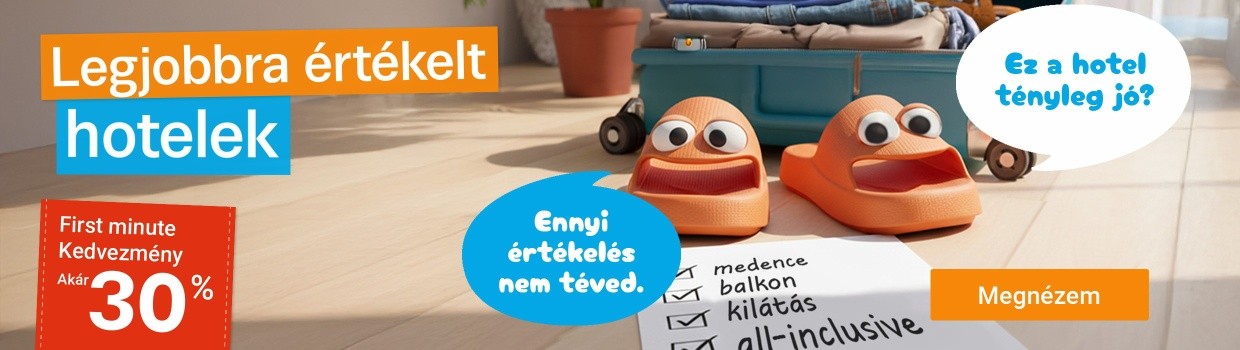 Legjobbra értékelt hotelek