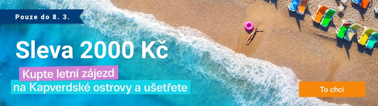 Kapverdské ostrovy sleva 2000 Kč