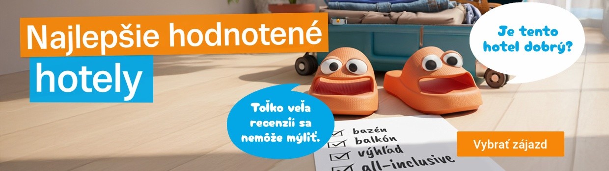 Najlepšie hodnotené hotely