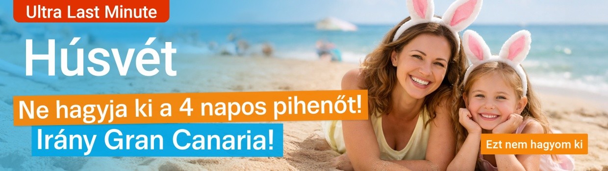 Húsvét-Irány Gran Canaria!