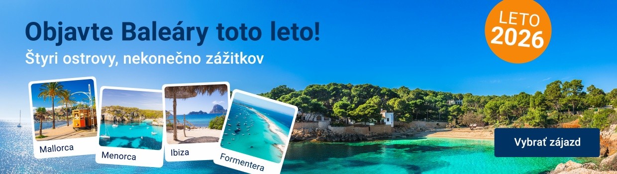 Objavte Baleáry toto leto 2026