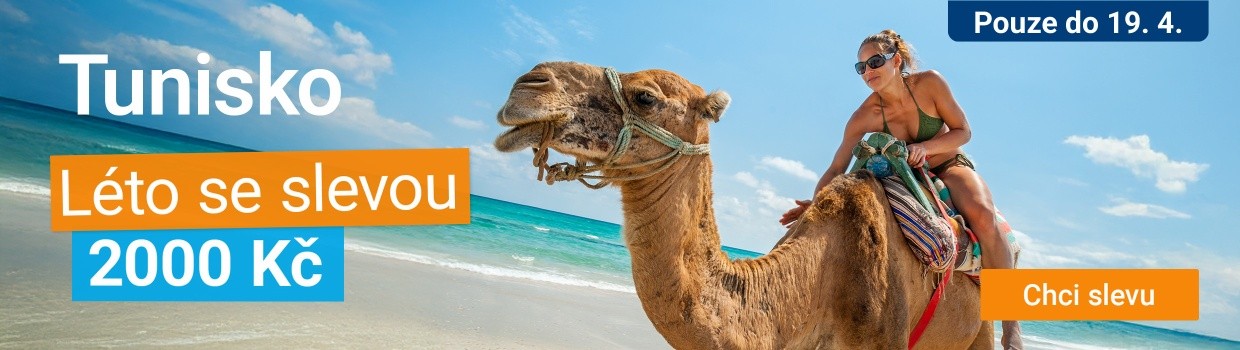 Tunisko se slevou 2000Kč