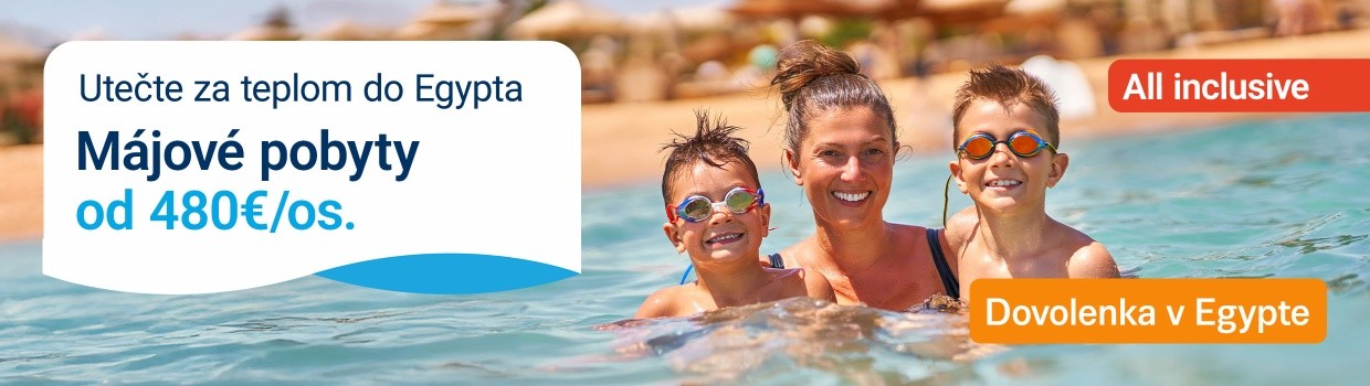 Májové pobyty v Egypte od 480 Eur