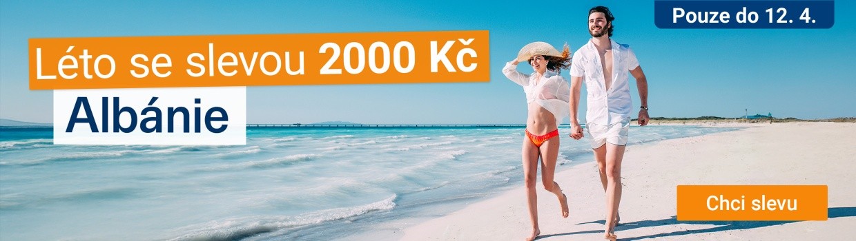 Albánie se slevou 2000 Kč