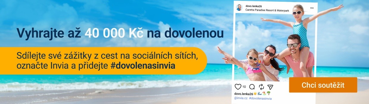 Vyhrajte až 40 000 Kč na dovolenou