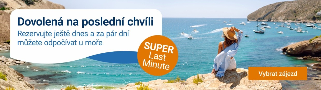 Super Last Minute dovolená léto 2026