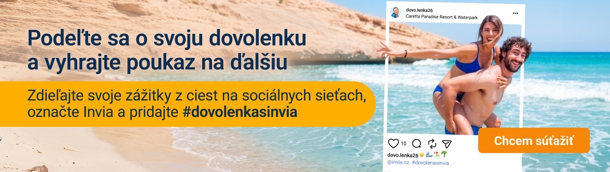 Vyhrajte až 1600EUR na dovolenku