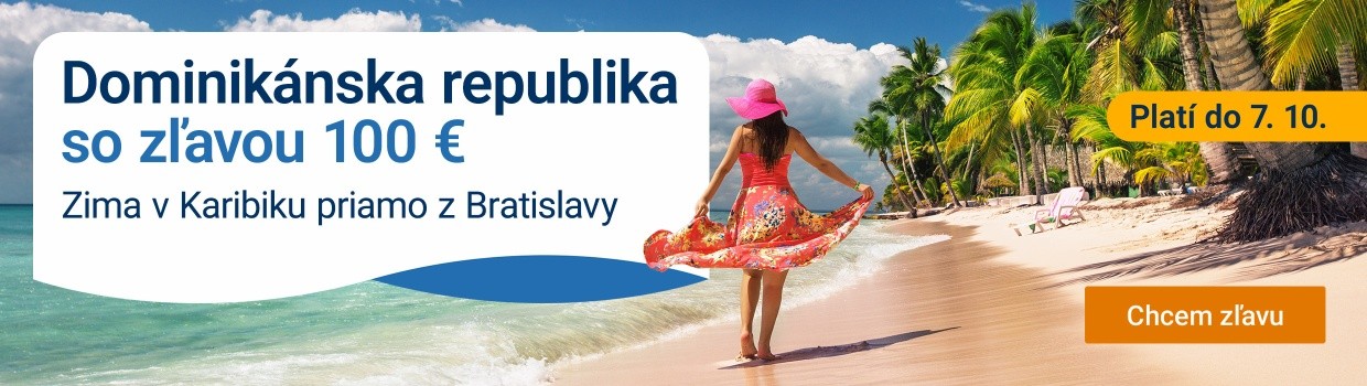 Dominikánska republika zľava 100 EUR