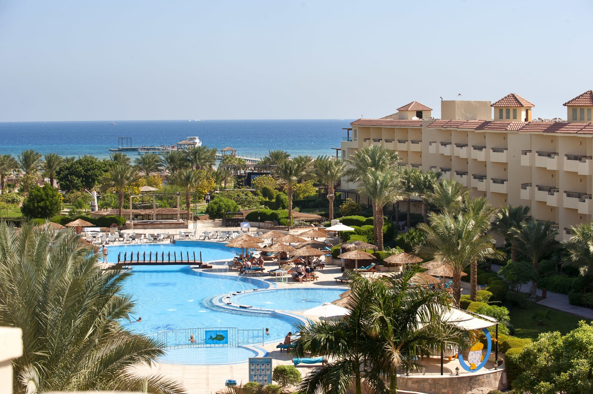 Amwaj Beach Club Resort and Aqua Park in Hurghada Egypt