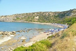Nudistická pláž Faliraki