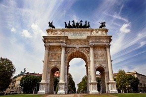 Brána Porta Sempione (Arco della Pace)