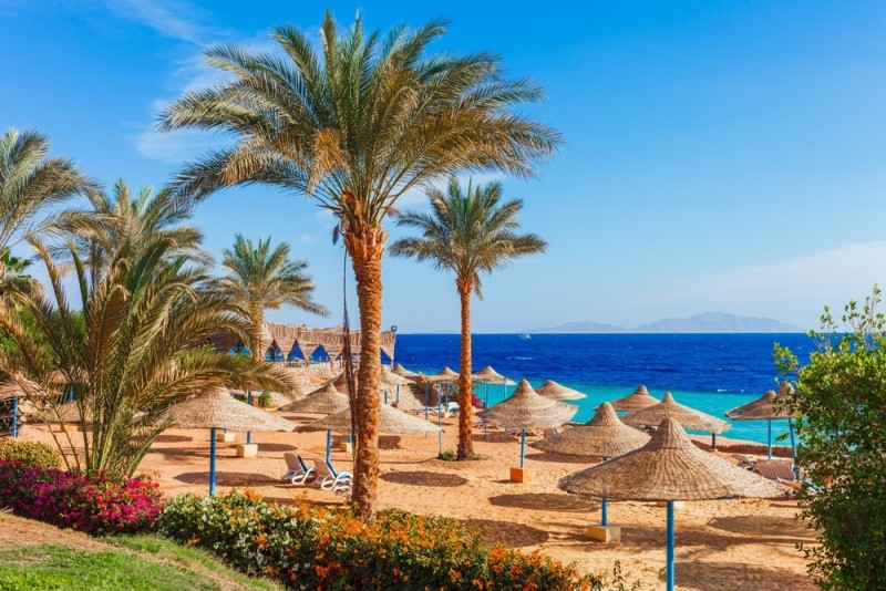 Pláž v Egypte