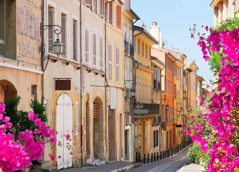 Uličky Aix-en-Provence