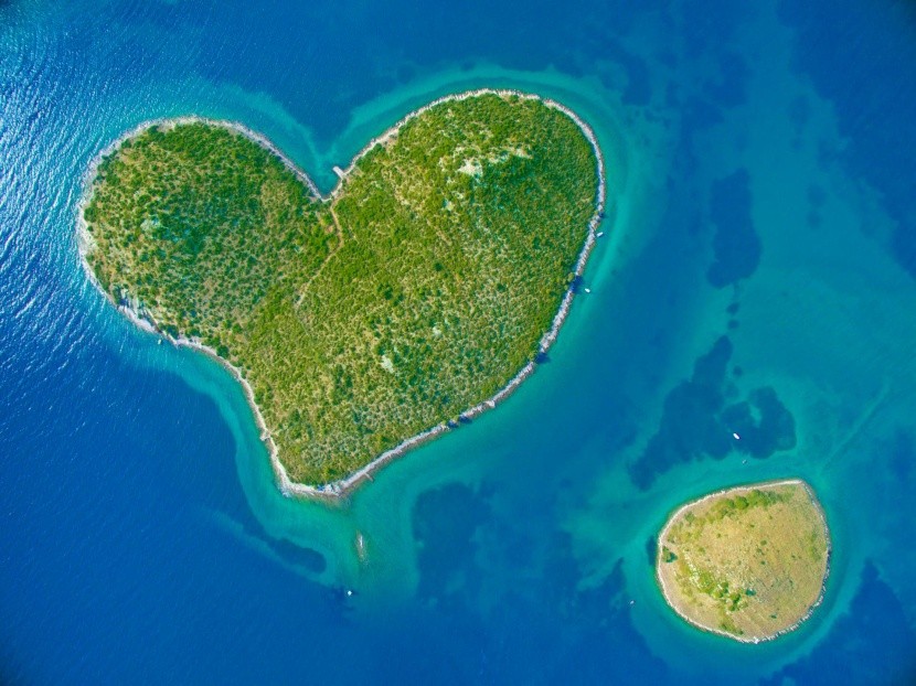 Horvátország szív alakú szigete