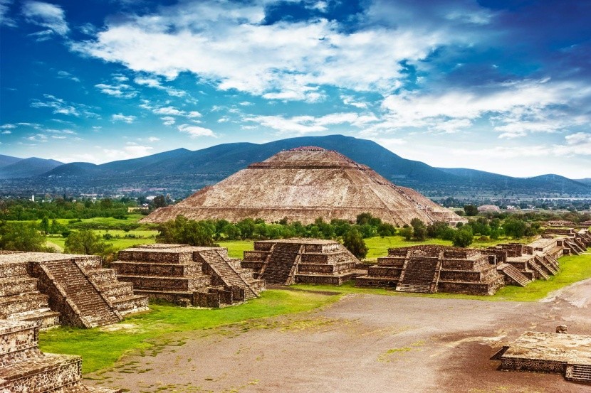 Teotihuacan Mexiko Nap-piramis Hold-piramis