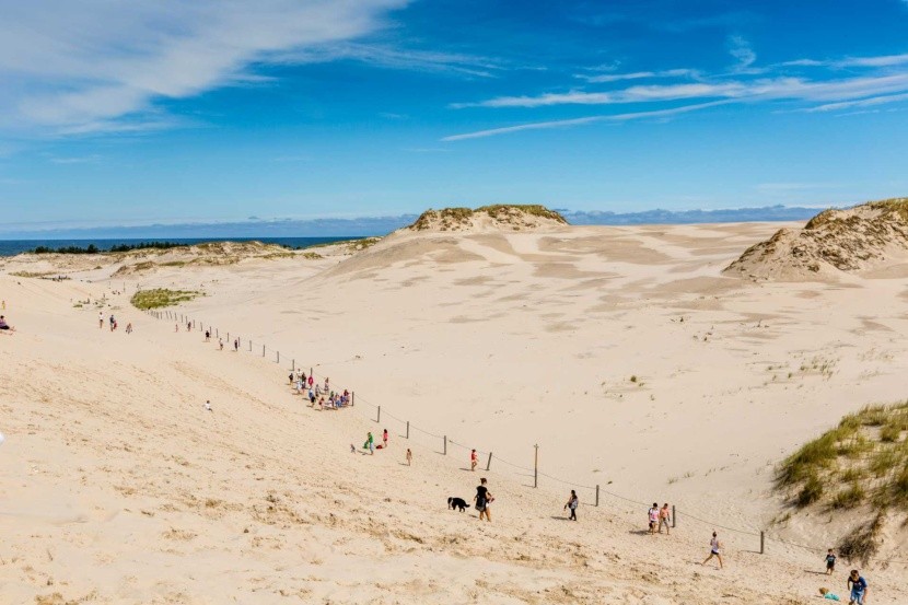 Putující písečné duny, Leba, Polsko