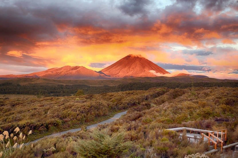 Mount Ngauruhoe, NP Tongariro (Hora osudu)