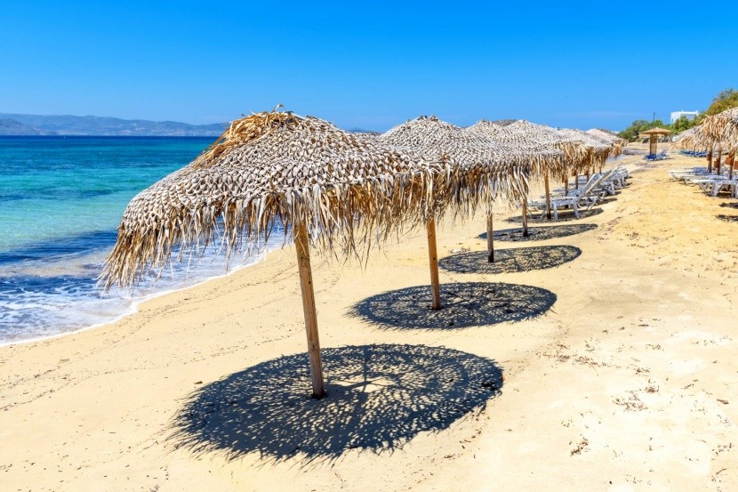 Pláž Agia Anna, Naxos, Grécko
