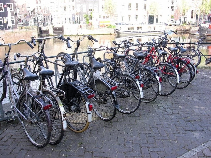 Amsterdam na bicykli