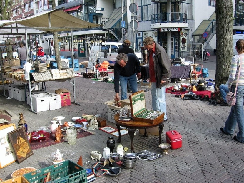 Blší trh v Amsterdame