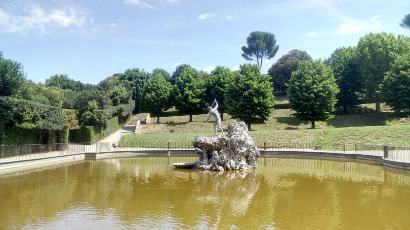 Neptunova fontána v záhradách Boboli