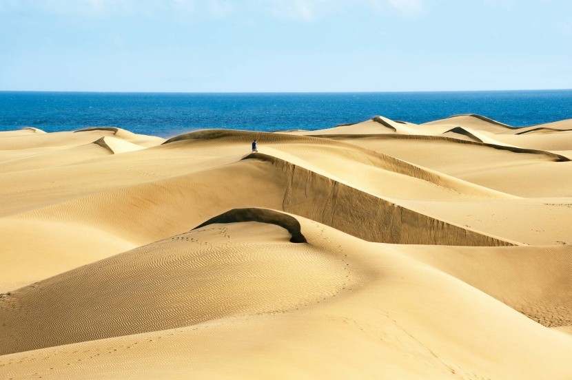  óriás homokdűnék afrikai homok Gran Canaria