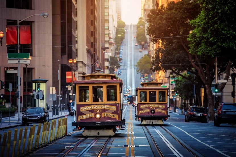 Historické tramvaje v San Franciscu