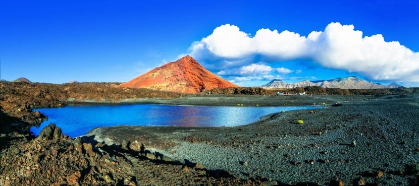 Vulkanická krajina Lanzarote