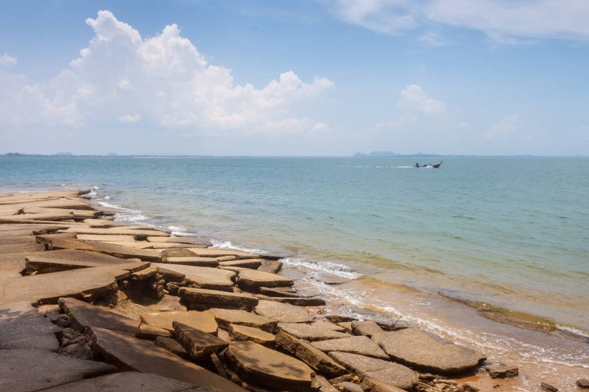 Pláž zkamenělých mušlí Susan Hoi