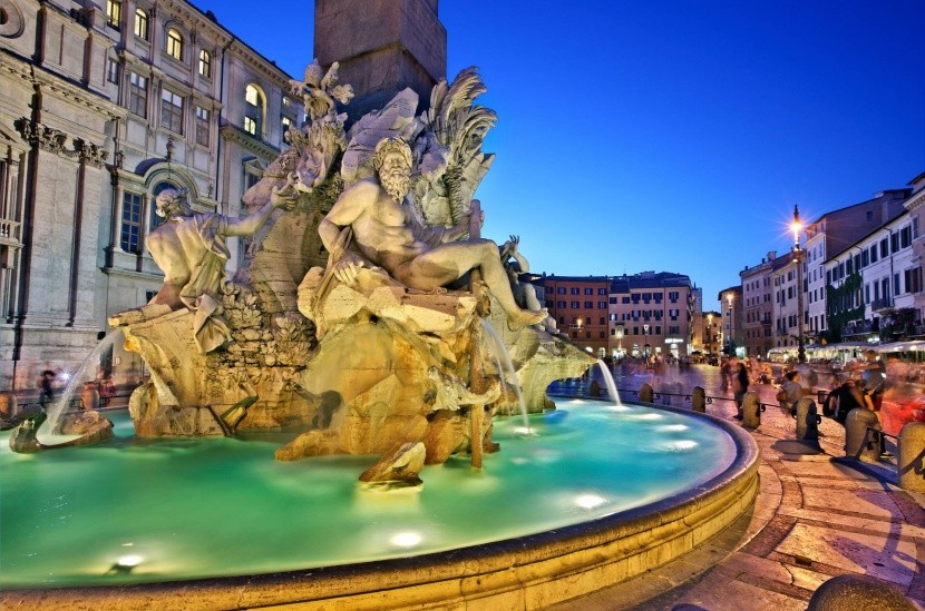 Piazza Navona Róma Olaszország