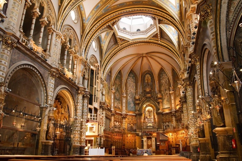 A Montserrat kolostor bazilikája