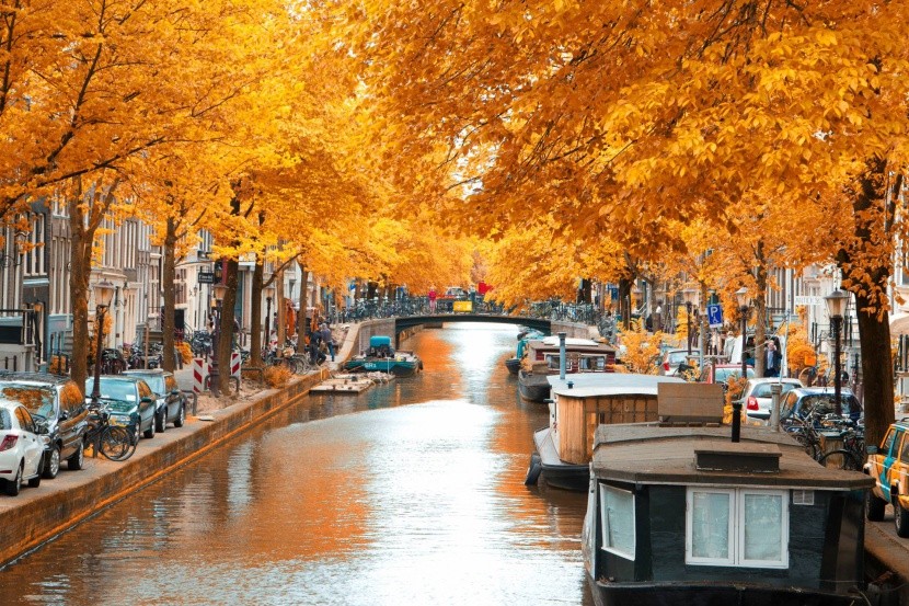Podzimní Amsterdam