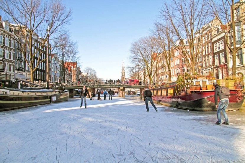 Zimní Amsterdam