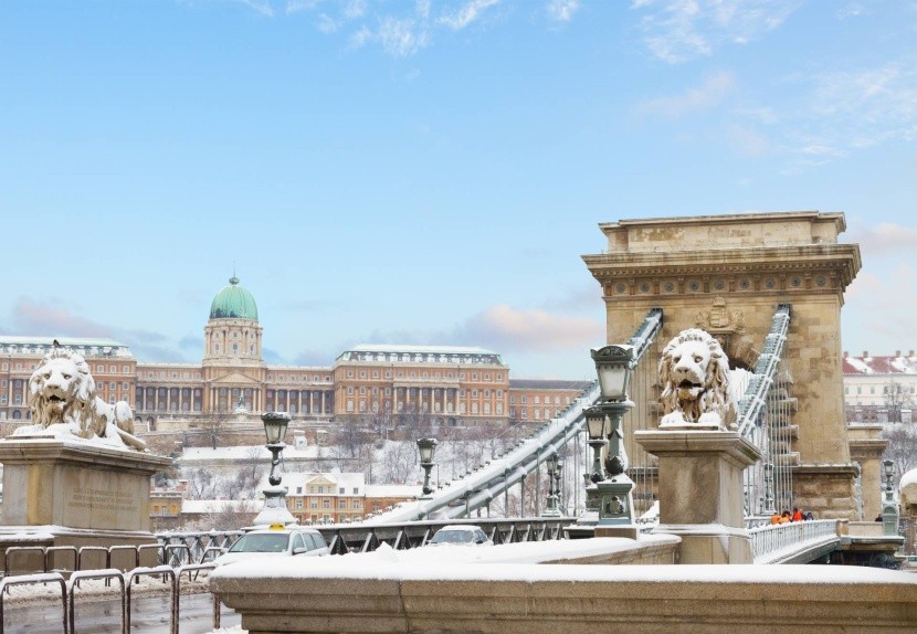 Zimná Budapešť