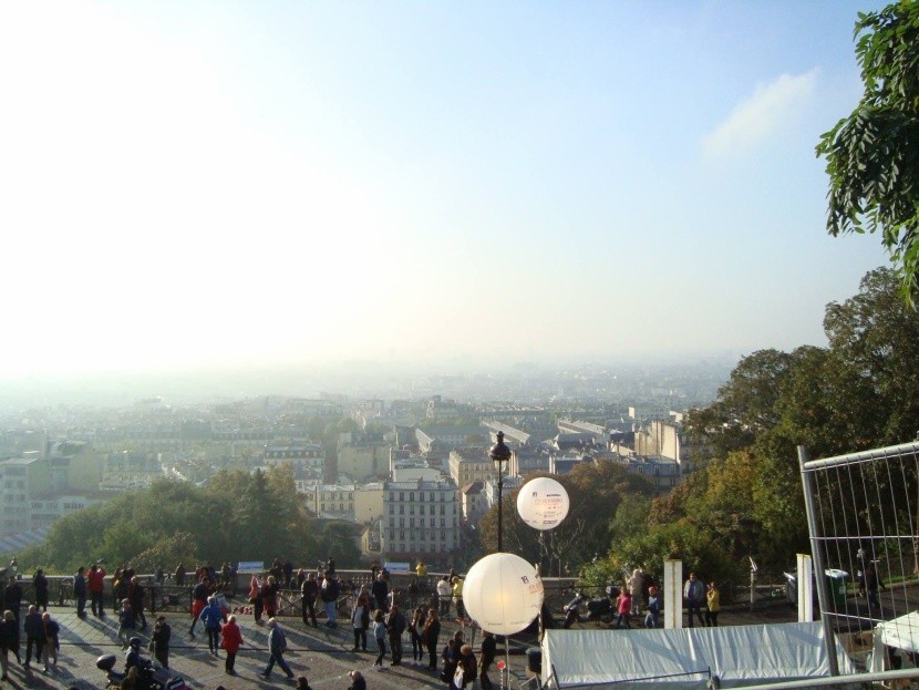 Pohľad z kopca Montmartre
